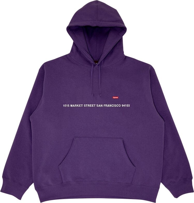 Толстовка Supreme Shop Small Box Hooded - San Francisco 'Dark Purple', фиолетовый 
Толстовка Supreme Shop Small Box Hooded - San Francisco 'Dark Purple', фиолетовый