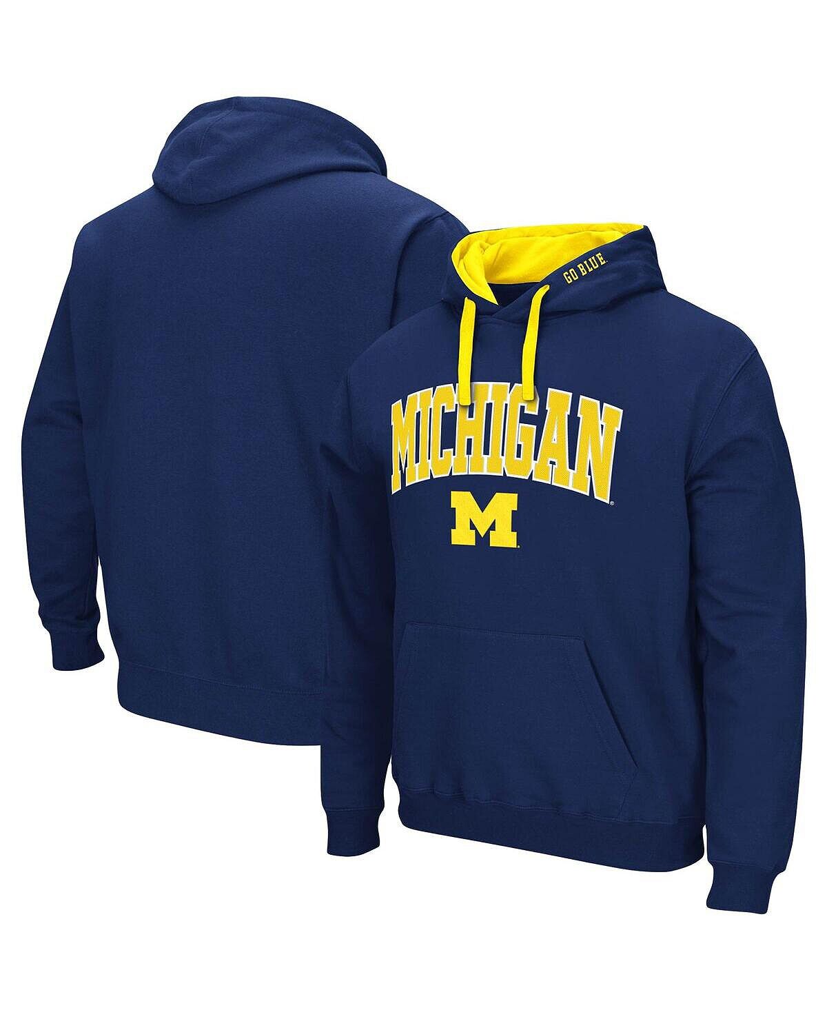 Мужской темно-синий пуловер с капюшоном Michigan Wolverines Big and Tall Arch и Logo 2.0 Colosseum
Мужской темно-синий пуловер с капюшоном Michigan Wolverines Big and Tall Arch и Logo 2.0 Colosseum
