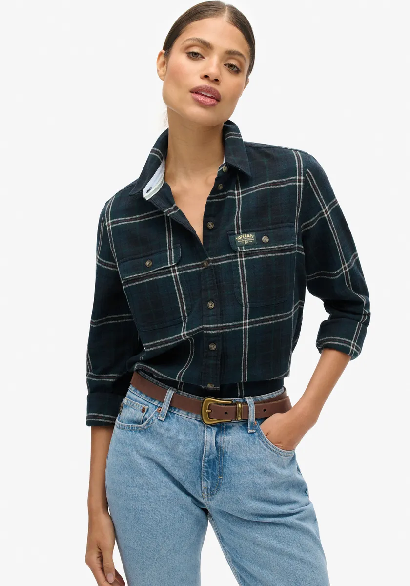 Фланелевая блузка Superdry "LUMBERJACK CHECK FLANNEL SHIRT", цвет Navy Green Check
Фланелевая блузка Superdry "LUMBERJACK CHECK FLANNEL SHIRT", цвет Navy Green Check