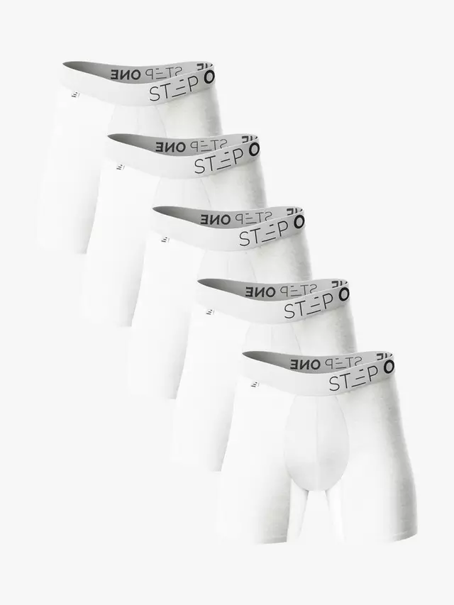 Боксеры Step One Bamboo 5 шт, цвет snow/balls 
Боксеры Step One Bamboo 5 шт, цвет snow/balls