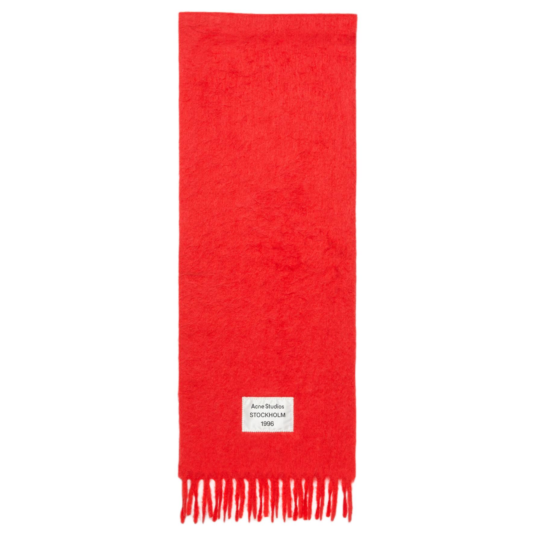 Шарф с бахромой Acne Studios, красный
Шарф с бахромой Acne Studios, красный