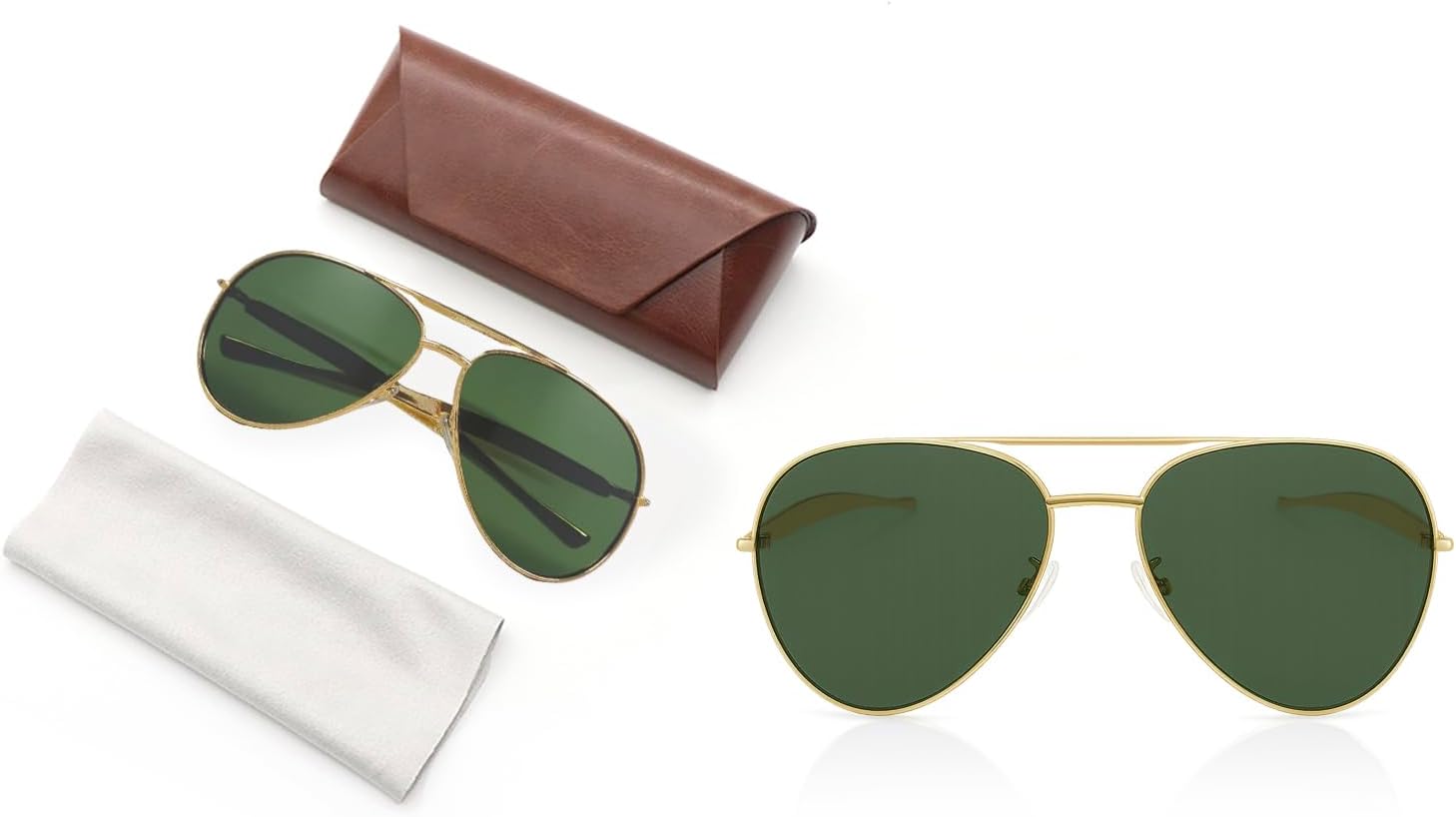 Солнцезащитные очки-авиаторы для женщин и мужчин, модные большие линзы, блокирующие как UVA, так и UVB излучение, идеально подходят для занятий спортом на открытом воздухе Alkascal, Gold/Green
Солнцезащитные очки-авиаторы для женщин и мужчин, модные большие линзы, блокирующие как UVA, так и UVB излучение, идеально подходят для занятий спортом на открытом воздухе Alkascal, Gold/Green