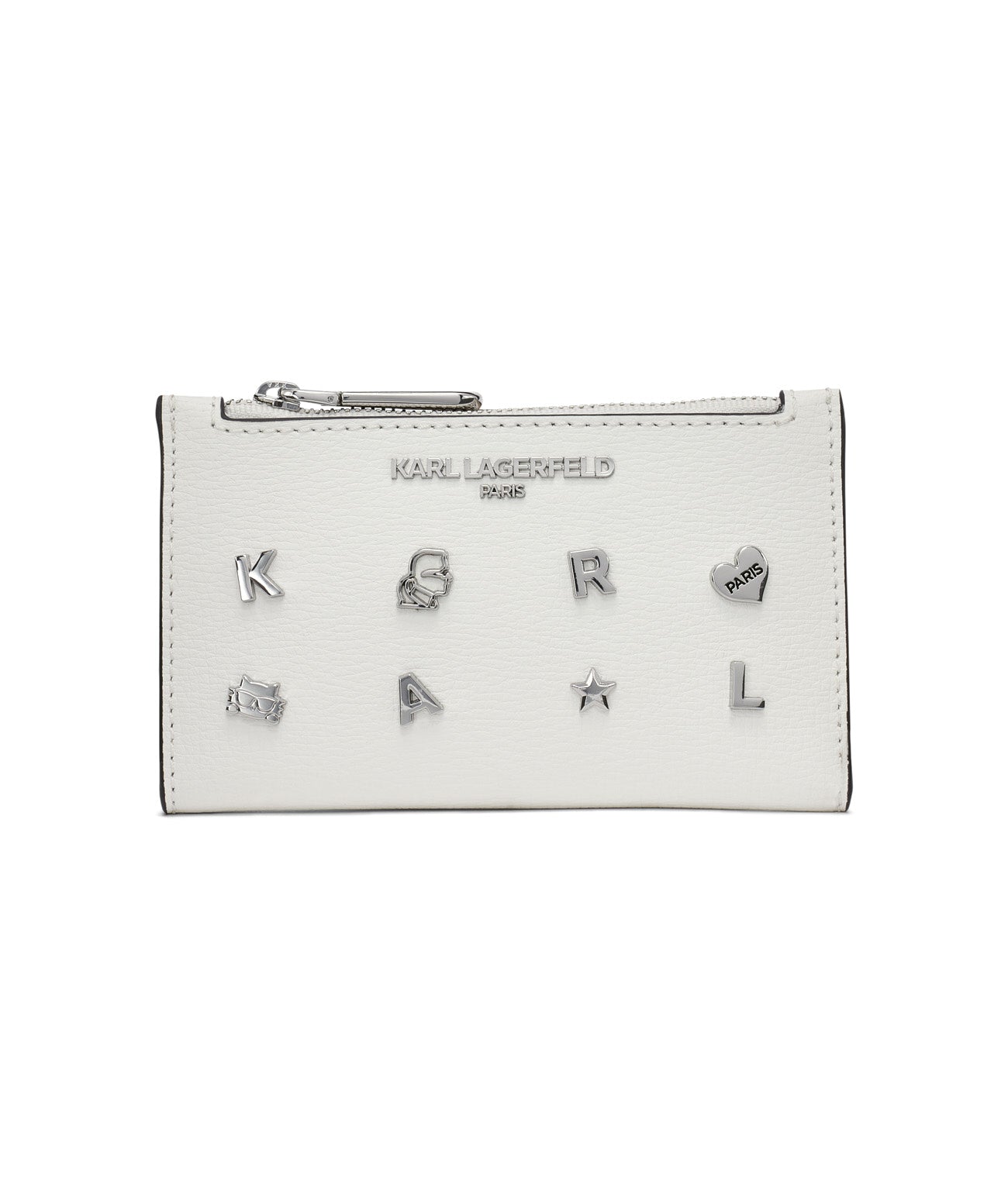 Футляр для карточек-складываний KARL LAGERFELD PARIS, белый 
Футляр для карточек-складываний KARL LAGERFELD PARIS, белый