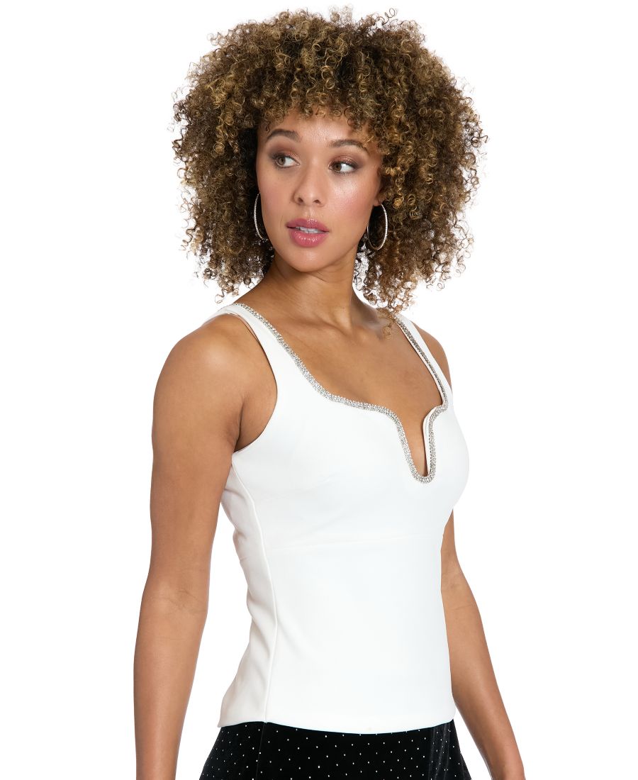 Женский топ без рукавов с декором Muse, Ivory
Женский топ без рукавов с декором Muse, Ivory