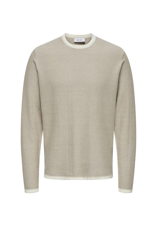 Свитер Тимми вязаный свитер r-neck Only & Sons, белый
Свитер Тимми вязаный свитер r-neck Only & Sons, белый