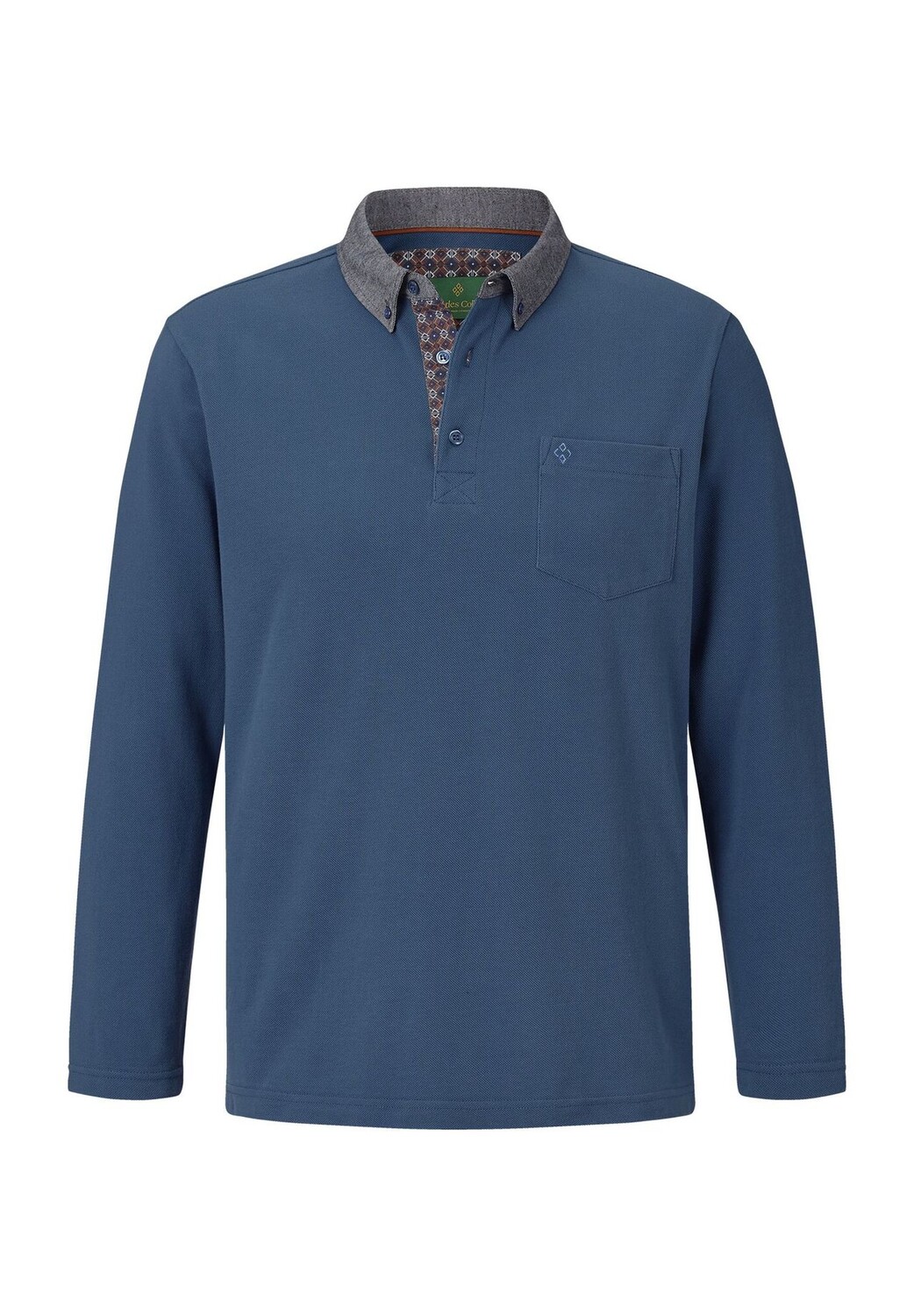 Рубашка-поло с длинными рукавами DUKE BRENNAN Charles Colby, синий
Рубашка-поло с длинными рукавами DUKE BRENNAN Charles Colby, синий