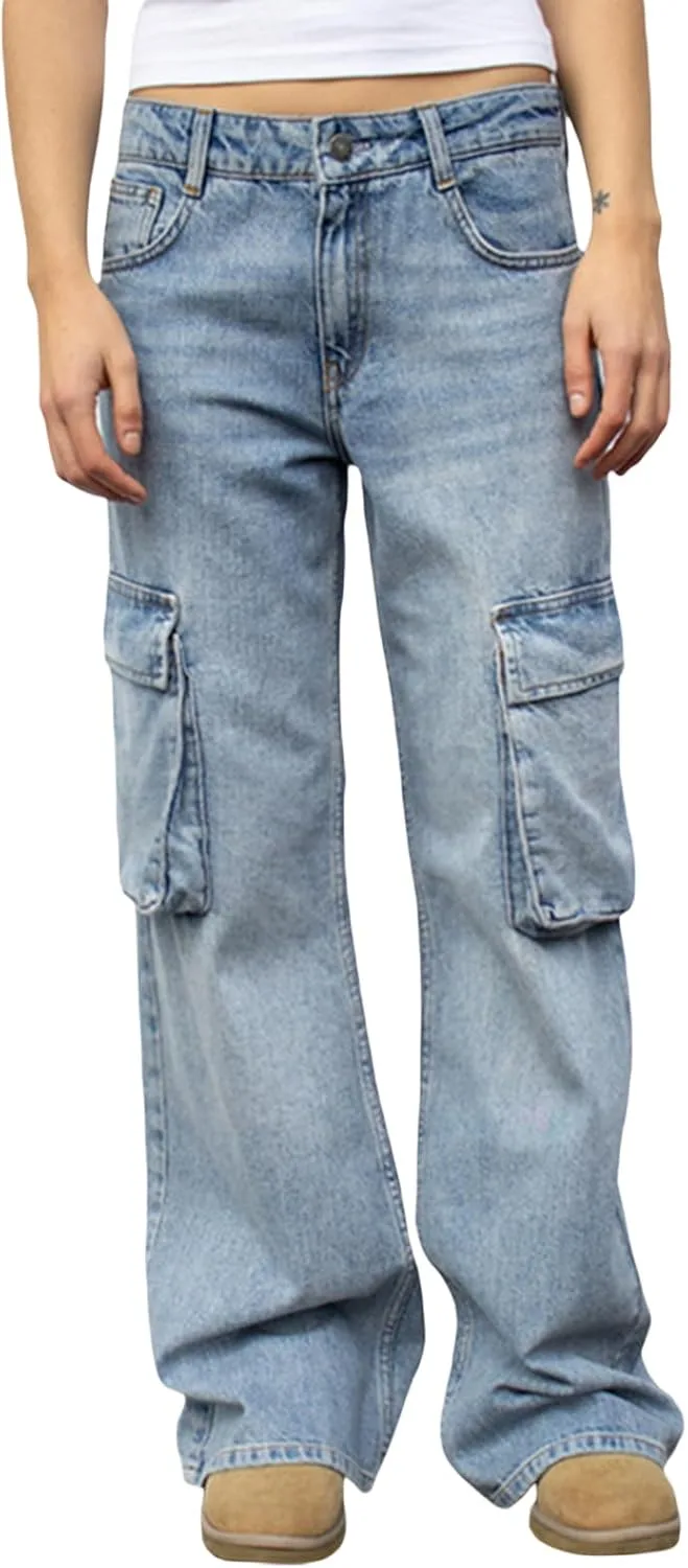 Женские карго джинсы с большими карманами ZINTAOZT
Женские карго джинсы с большими карманами ZINTAOZT