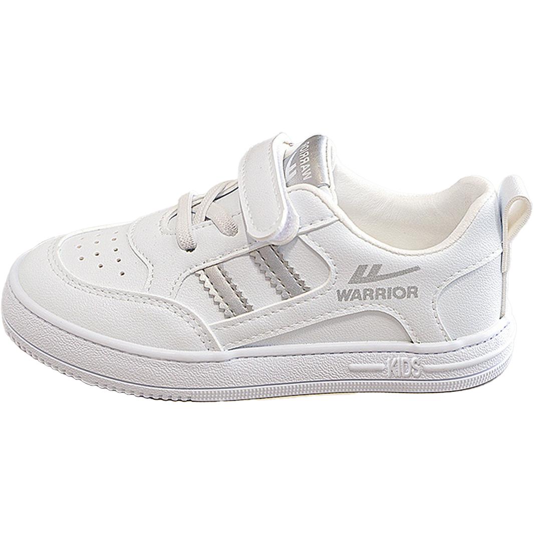 Нескользящие, легкие, амортизирующие, низкие детские кроссовки для скейтбординга WARRIOR, белый/серебряный
Нескользящие, легкие, амортизирующие, низкие детские кроссовки для скейтбординга WARRIOR, белый/серебряный