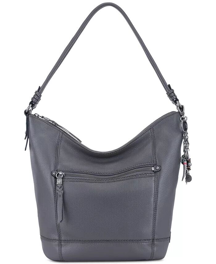 Женская кожаная сумка-хобо из секвойи The Sak, серый 
Женская кожаная сумка-хобо из секвойи The Sak, серый