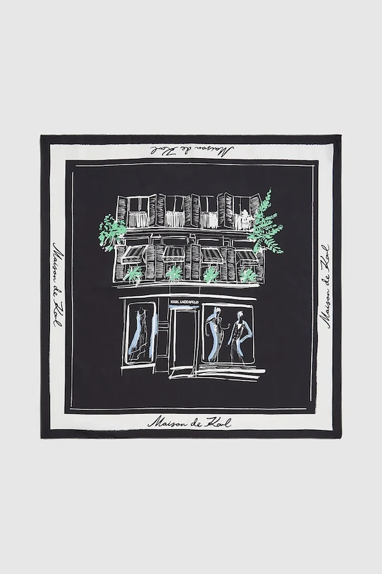 Шелковый шарф K/SKETCH Karl Lagerfeld, черный
Шелковый шарф K/SKETCH Karl Lagerfeld, черный