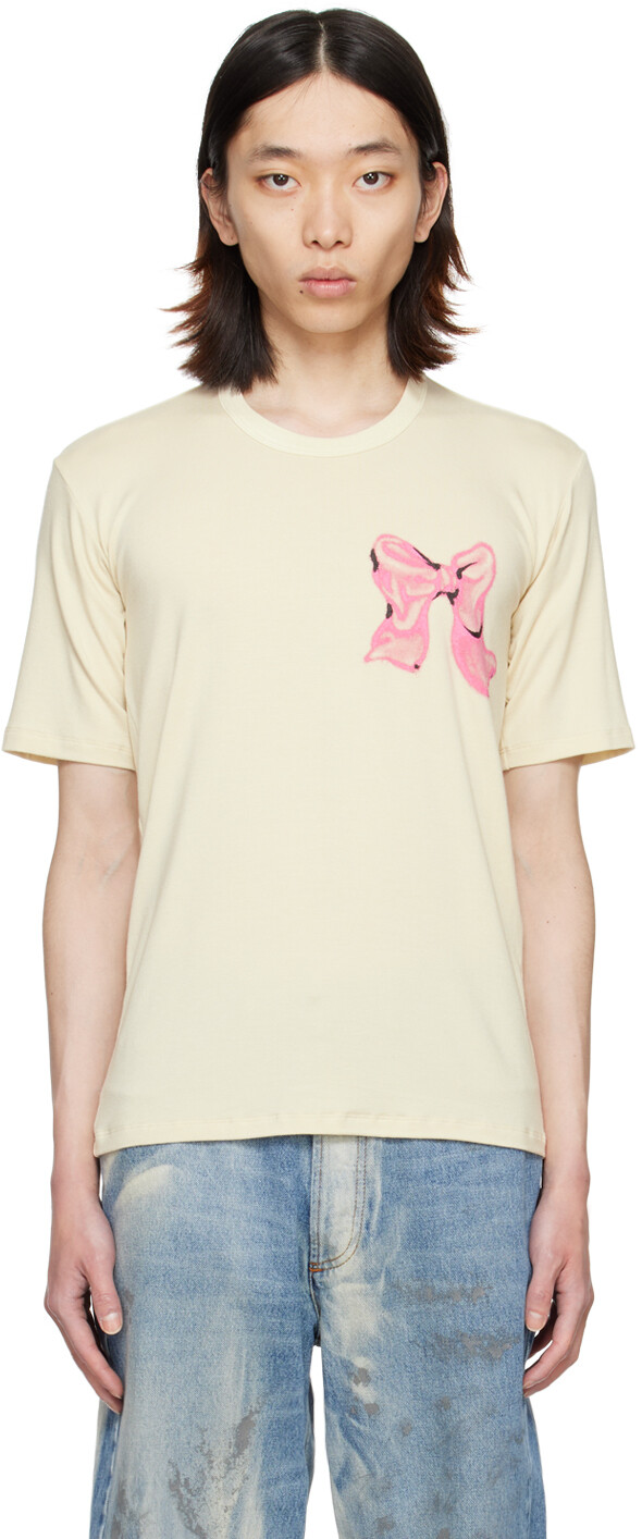 Кремового цвета футболка Fiocco Magliano
Кремового цвета футболка Fiocco Magliano