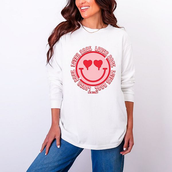Футболка с принтом SWSmiley lover babe smiley face, женская, окрашенная в готовом виде, с длинным рукавом Simply Sage Market, White
Футболка с принтом SWSmiley lover babe smiley face, женская, окрашенная в готовом виде, с длинным рукавом Simply Sage Market, White