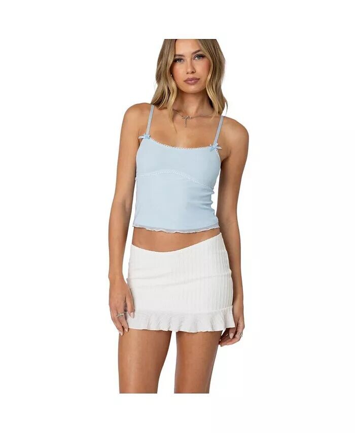 Женская сетчатая майка Bethany Edikted, синий
Женская сетчатая майка Bethany Edikted, синий