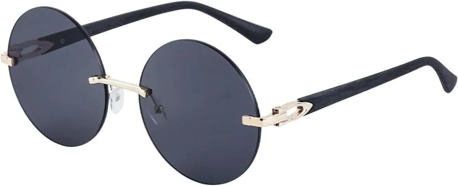 Круглые солнцезащитные очки без оправы для женщин, роскошные, модные, большого размера, стильные, с градиентными линзами, для мужчин TVTBBVV, C1 Black Gray
Круглые солнцезащитные очки без оправы для женщин, роскошные, модные, большого размера, стильные, с градиентными линзами, для мужчин TVTBBVV, C1 Black Gray