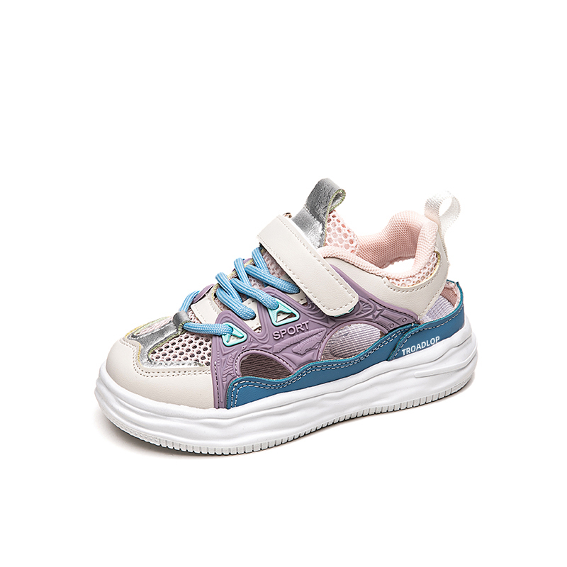 Нескользящие, износостойкие, легкие, амортизирующие, дышащие, низкие детские кроссовки для повседневной носки. TROADLOP, фиолетовый 
Нескользящие, износостойкие, легкие, амортизирующие, дышащие, низкие детские кроссовки для повседневной носки. TROADLOP, фиолетовый