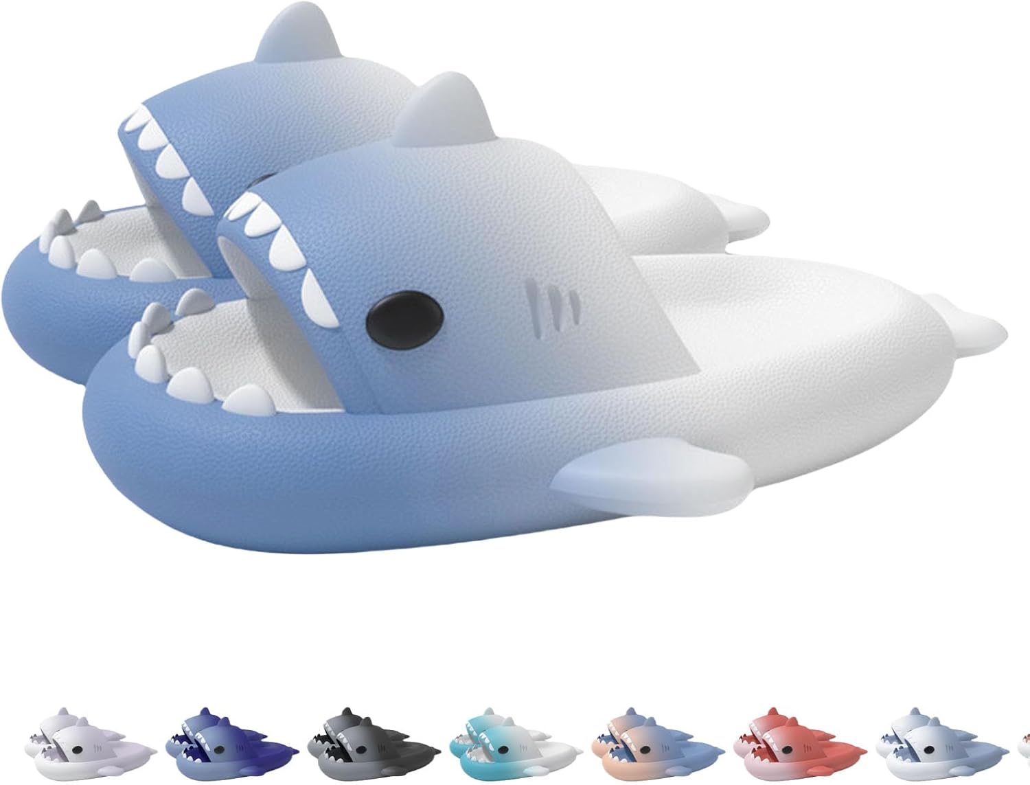 Шлепанцы с двухцветным градиентом с изображением акулы, нескользящие, с открытым носком и мягкой подошвой Generic, белый
Шлепанцы с двухцветным градиентом с изображением акулы, нескользящие, с открытым носком и мягкой подошвой Generic, белый