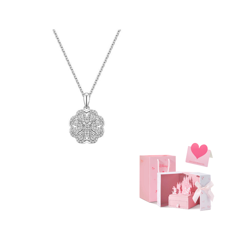 Ожерелье Princess S925 серебро Disney, Lucky Four-Leaf Clover-Rotatable 925 Sterling Silver Necklace
Ожерелье Princess S925 серебро Disney, Lucky Four-Leaf Clover-Rotatable 925 Sterling Silver Necklace