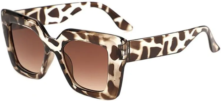 Женские и мужские модные солнцезащитные очки в оправе для отдыха, вождения, с защитой от УФ-излучения UV400, велосипедные аксессуары KTUCN, White Leopard Print
Женские и мужские модные солнцезащитные очки в оправе для отдыха, вождения, с защитой от УФ-излучения UV400, велосипедные аксессуары KTUCN, White Leopard Print