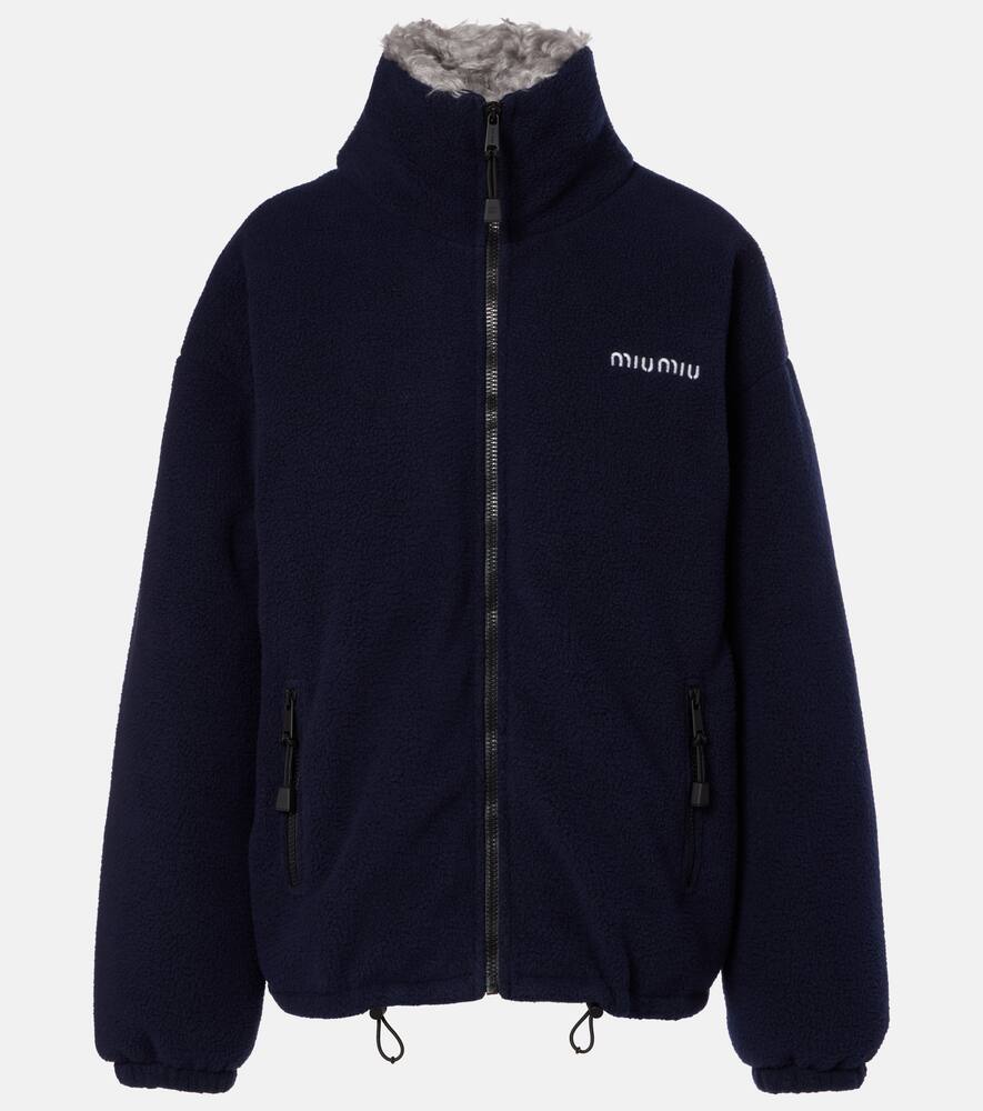 Пуховая флисовая куртка Miu Miu, Bleu
Пуховая флисовая куртка Miu Miu, Bleu