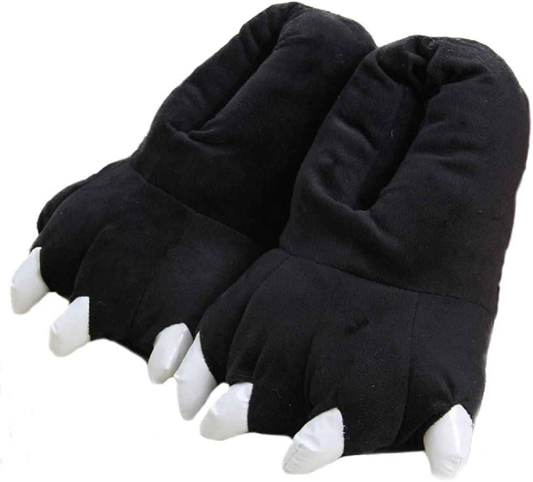 HANDKEI Унисекс мягкие и забавные тапочки-лапы для взрослых и детей, домашняя одежда с мехом, тапочки в виде лап, черный
HANDKEI Унисекс мягкие и забавные тапочки-лапы для взрослых и детей, домашняя одежда с мехом, тапочки в виде лап, черный