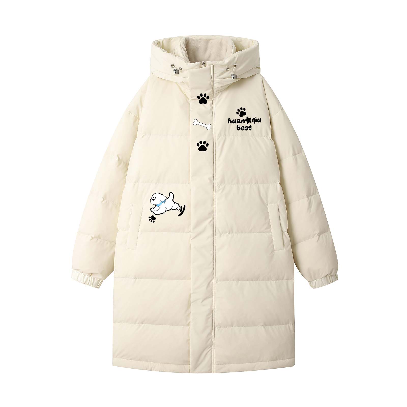 Пуховик Unisex с капюшоном утепленный HUANQIU, бежевый оранжевый
Пуховик Unisex с капюшоном утепленный HUANQIU, бежевый оранжевый