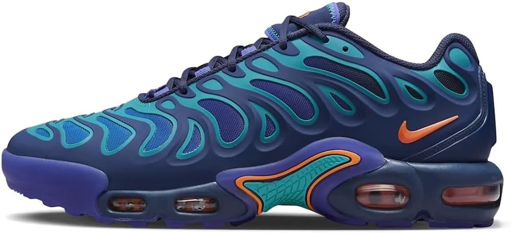 Кроссовки Nike Air Max Plus для дрифта для мужчин, Midnight Navy/Total Orange
Кроссовки Nike Air Max Plus для дрифта для мужчин, Midnight Navy/Total Orange