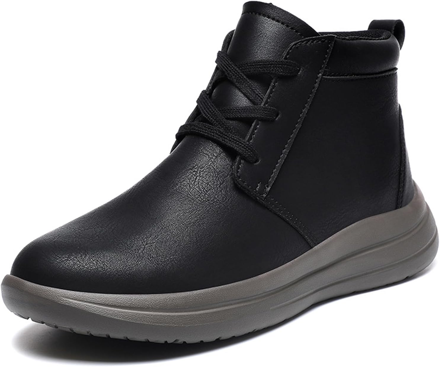 Мужские кожаные повседневные ботинки на щиколотку, ретро, с круглым носком, мягкой подошвой, противоскользящие, шнуровка, подходят для ежедневной работы и вождения Ghibhna, черный
Мужские кожаные повседневные ботинки на щиколотку, ретро, с круглым носком, мягкой подошвой, противоскользящие, шнуровка, подходят для ежедневной работы и вождения Ghibhna, черный