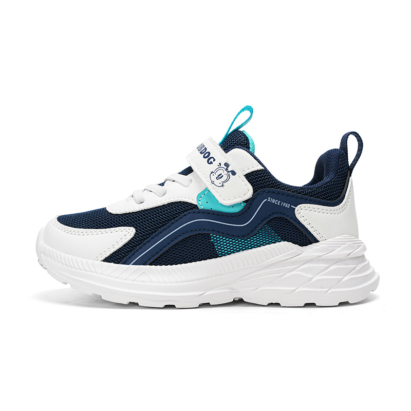 Противоскользящие и износостойкие, легкие, амортизирующие, низкие детские кроссовки для бега BOBDOG, белый/синий 
Противоскользящие и износостойкие, легкие, амортизирующие, низкие детские кроссовки для бега BOBDOG, белый/синий