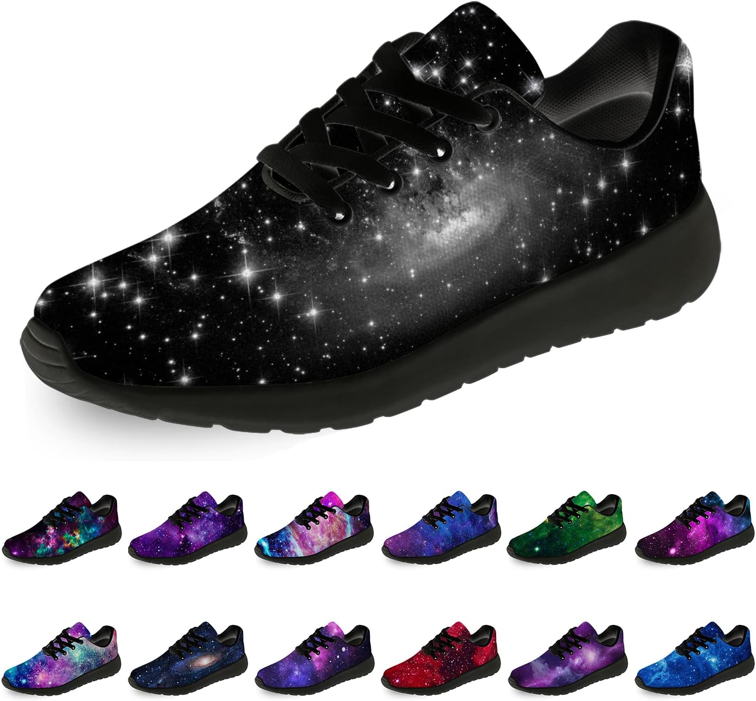 Кроссовки Horethy Galaxy для женщин и мужчин, беговые кроссовки, дышащие кроссовки для ходьбы и тенниса, космические кроссовки, подарки, мультиколор
Кроссовки Horethy Galaxy для женщин и мужчин, беговые кроссовки, дышащие кроссовки для ходьбы и тенниса, космические кроссовки, подарки, мультиколор