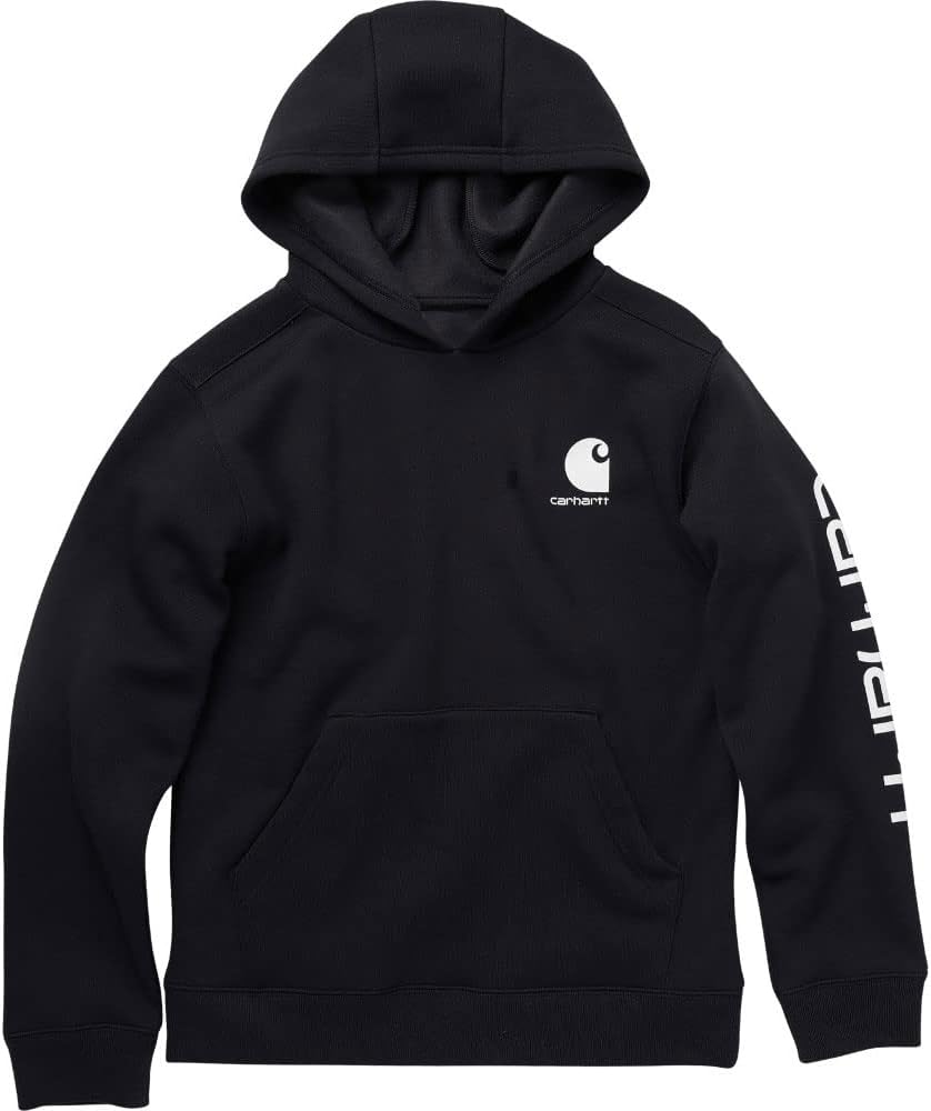 Carhartt мальчиков худи с длинным рукавом и принтом, Caviar Black
Carhartt мальчиков худи с длинным рукавом и принтом, Caviar Black
