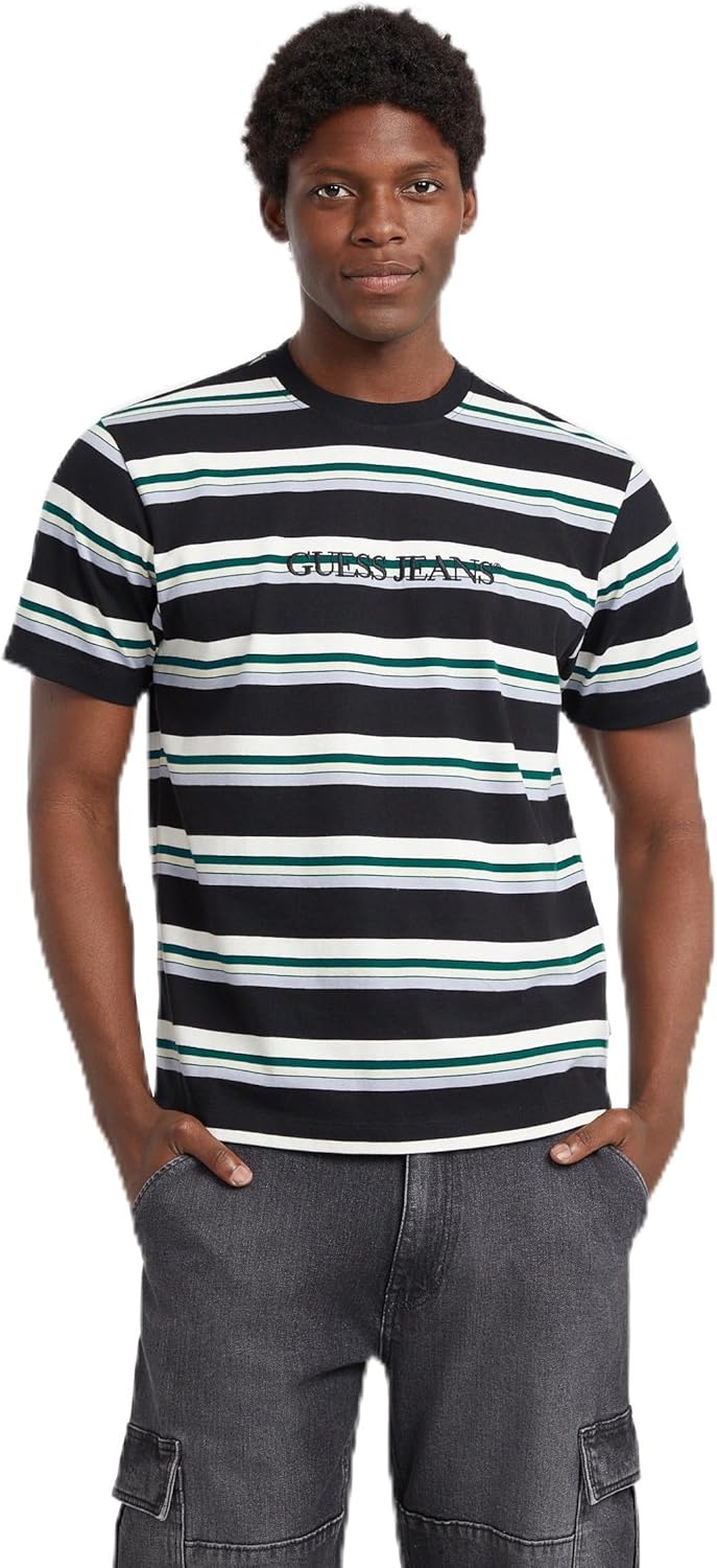 Футболка Regular Striped с вышитым логотипом GUESS, Jet Black Stripes Multi, Черный, Футболка Regular Striped с вышитым логотипом GUESS, Jet Black Stripes Multi
Футболка Regular Striped с вышитым логотипом GUESS, Jet Black Stripes Multi, Черный, Футболка Regular Striped с вышитым логотипом GUESS, Jet Black Stripes Multi