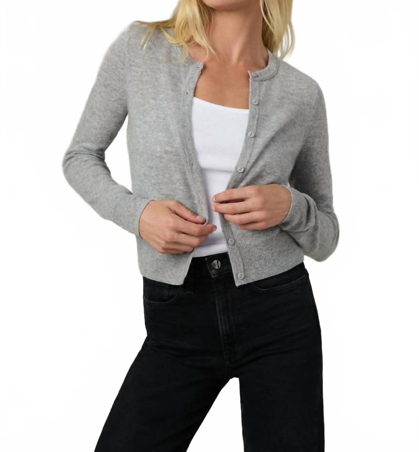 JOE'S Jeans Кашемировый кардиган Dani серого цвета
JOE'S Jeans Кашемировый кардиган Dani серого цвета