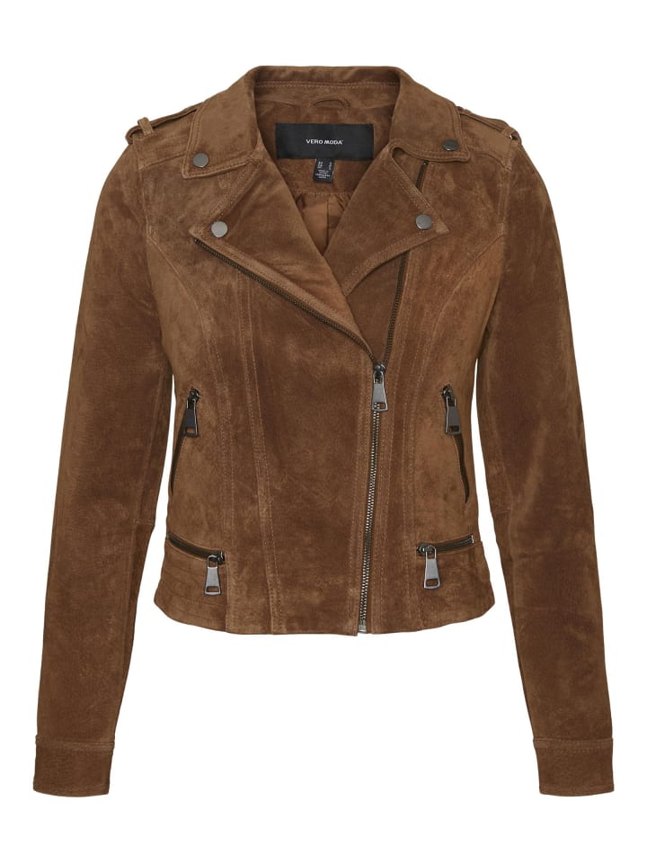 Кожаная куртка Vero Moda, коричневый
Кожаная куртка Vero Moda, коричневый