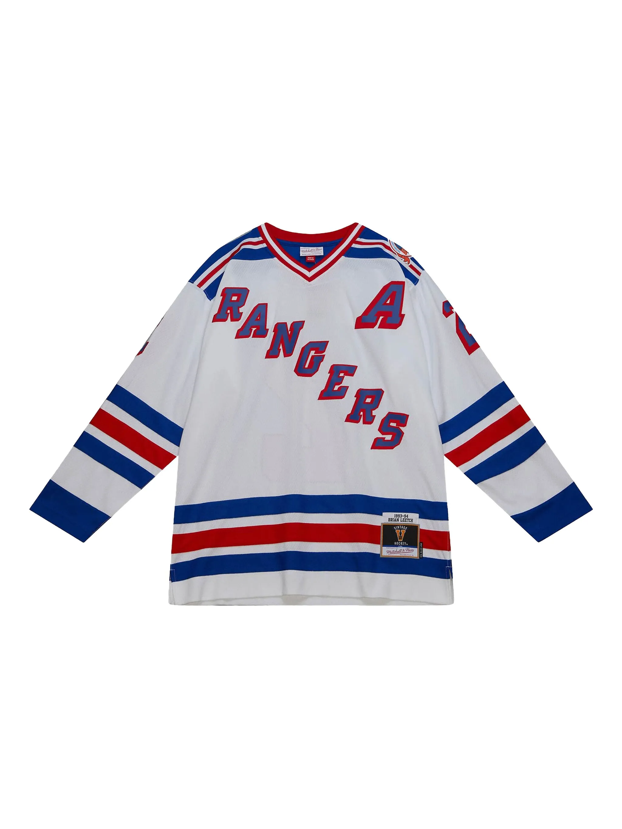 Футболка 1993 Brian Leetch из коллаборации с New York Rangers Mitchell & Ness, синий
Футболка 1993 Brian Leetch из коллаборации с New York Rangers Mitchell & Ness, синий
