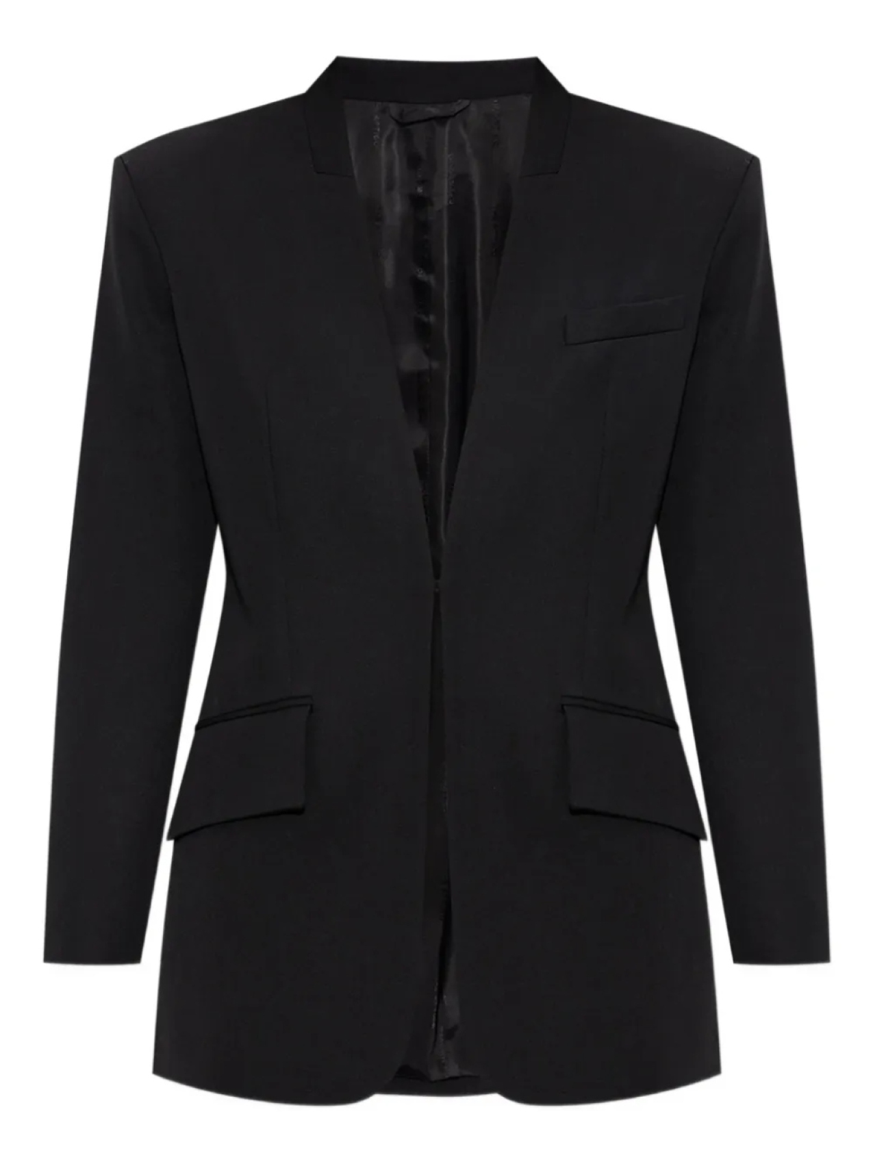 Шерстяной пиджак Attico с подкладкой на плечах The Attico, черный
Шерстяной пиджак Attico с подкладкой на плечах The Attico, черный