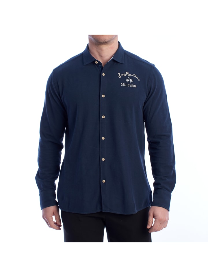 Рубашка синего цвета La Martina
Рубашка синего цвета La Martina