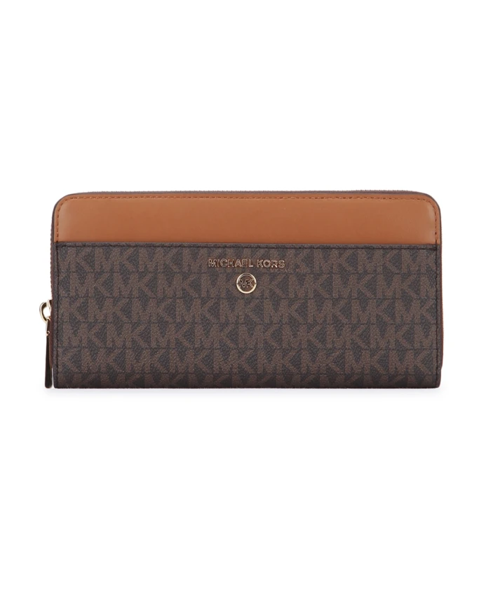 Кошелек из холста с принтом Michael Kors, коричневый
Кошелек из холста с принтом Michael Kors, коричневый