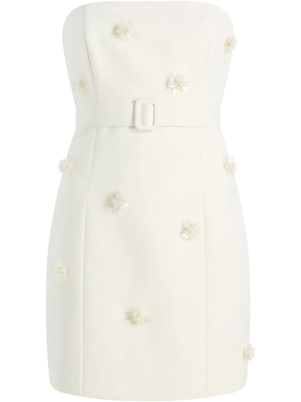 Декорированное платье мини без бретелей Cinq A Sept, нейтральный
Декорированное платье мини без бретелей Cinq A Sept, нейтральный