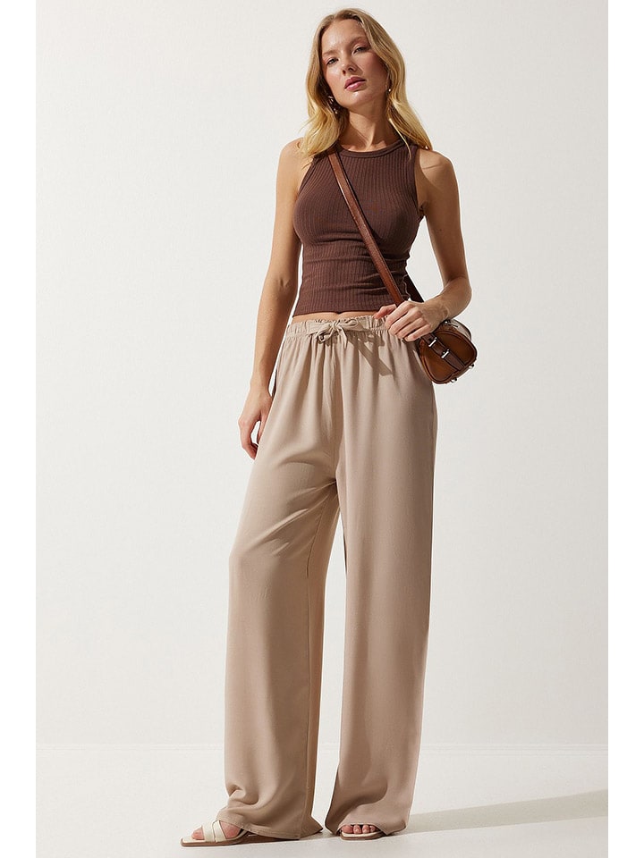 Тканевые брюки Happiness Istanbul, бежевый
Тканевые брюки Happiness Istanbul, бежевый