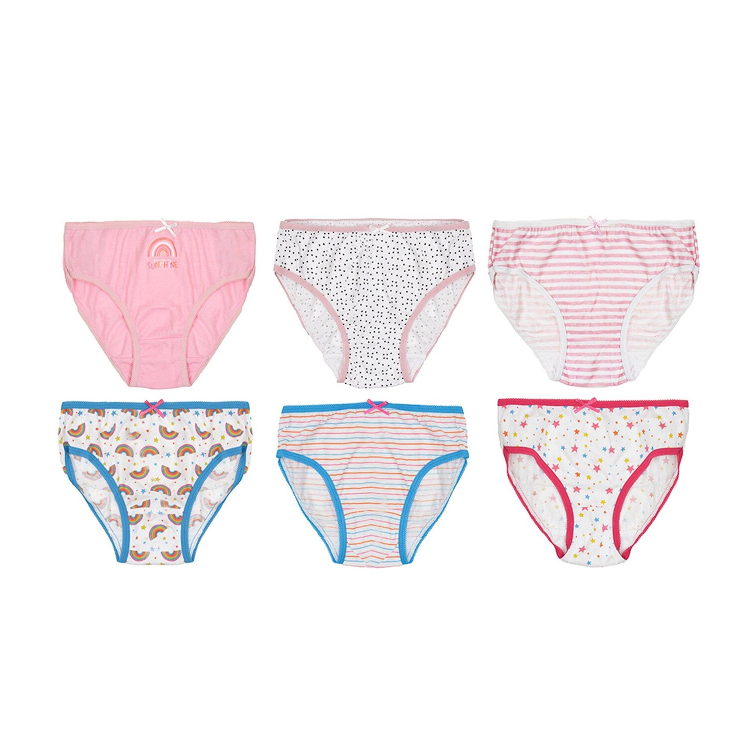 Хлопковые трусы с радужным принтом, 6 шт. KAV, мультиколор
Хлопковые трусы с радужным принтом, 6 шт. KAV, мультиколор