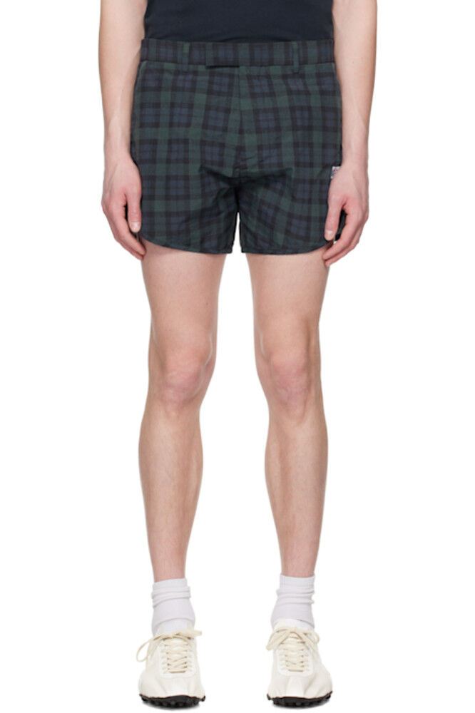 Спортивные шорты темно-синего и зеленого цвета Martine Rose
Спортивные шорты темно-синего и зеленого цвета Martine Rose