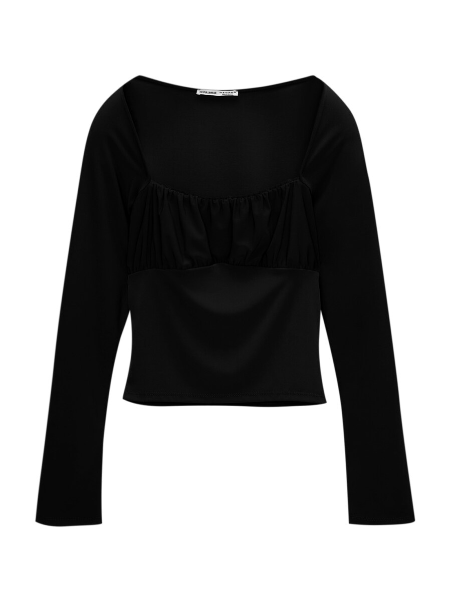 Лонгслив Pull&Bear Pull&Bear , Black
Лонгслив Pull&Bear Pull&Bear , Black