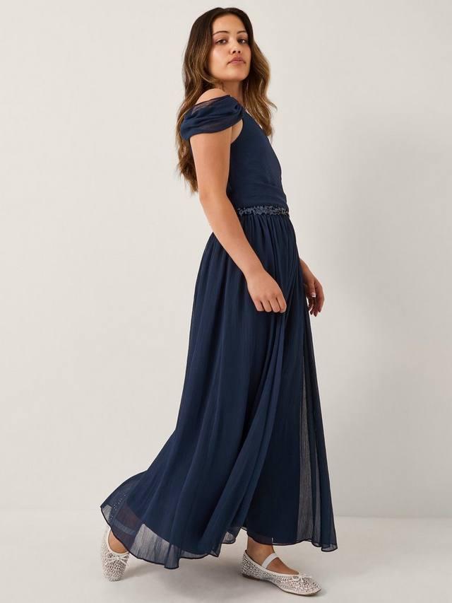 Детское платье для выпускного с пайетками и одним плечом Monsoon, Navy
Детское платье для выпускного с пайетками и одним плечом Monsoon, Navy