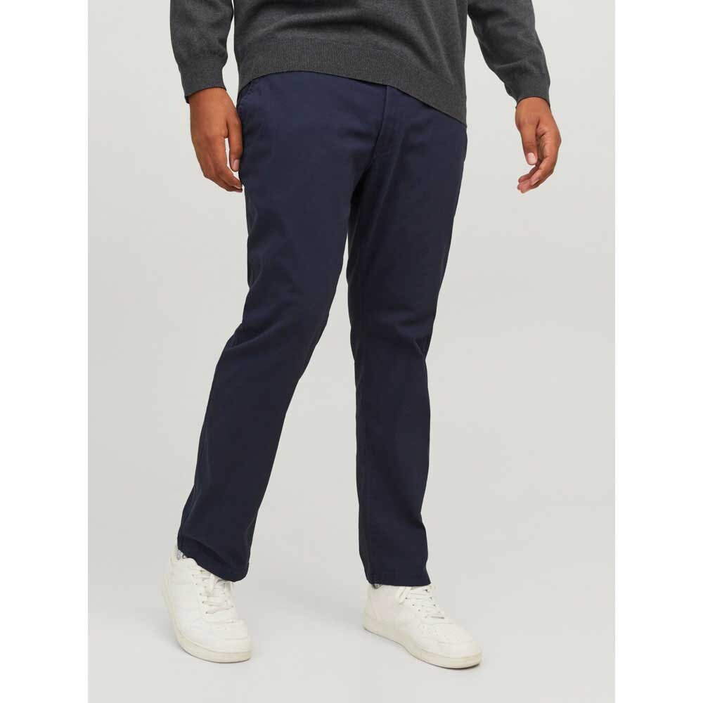 Брюки Jack & Jones Marco Dave Lc Plus Chino, синий 
Брюки Jack & Jones Marco Dave Lc Plus Chino, синий