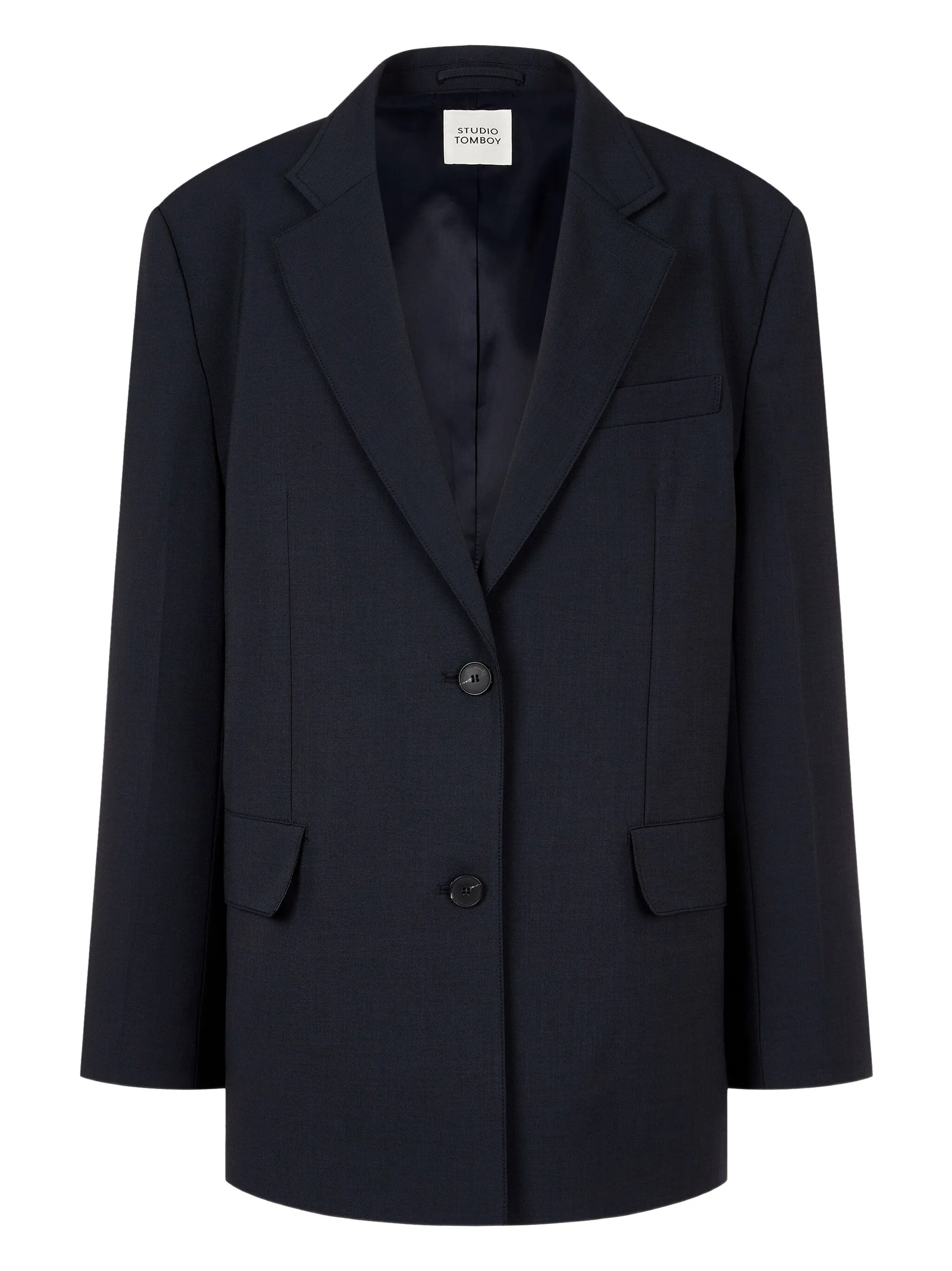 Блейзер строгого кроя Studio Tomboy, синий
Блейзер строгого кроя Studio Tomboy, синий