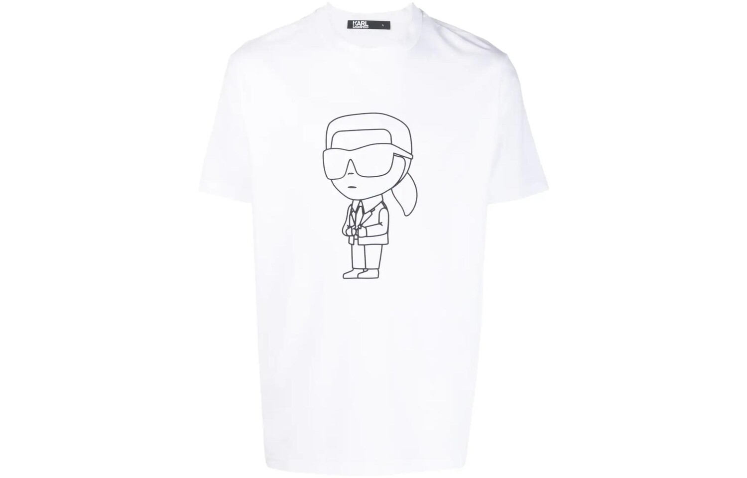 Футболка мужская белая Karl Lagerfeld, белый 
Футболка мужская белая Karl Lagerfeld, белый