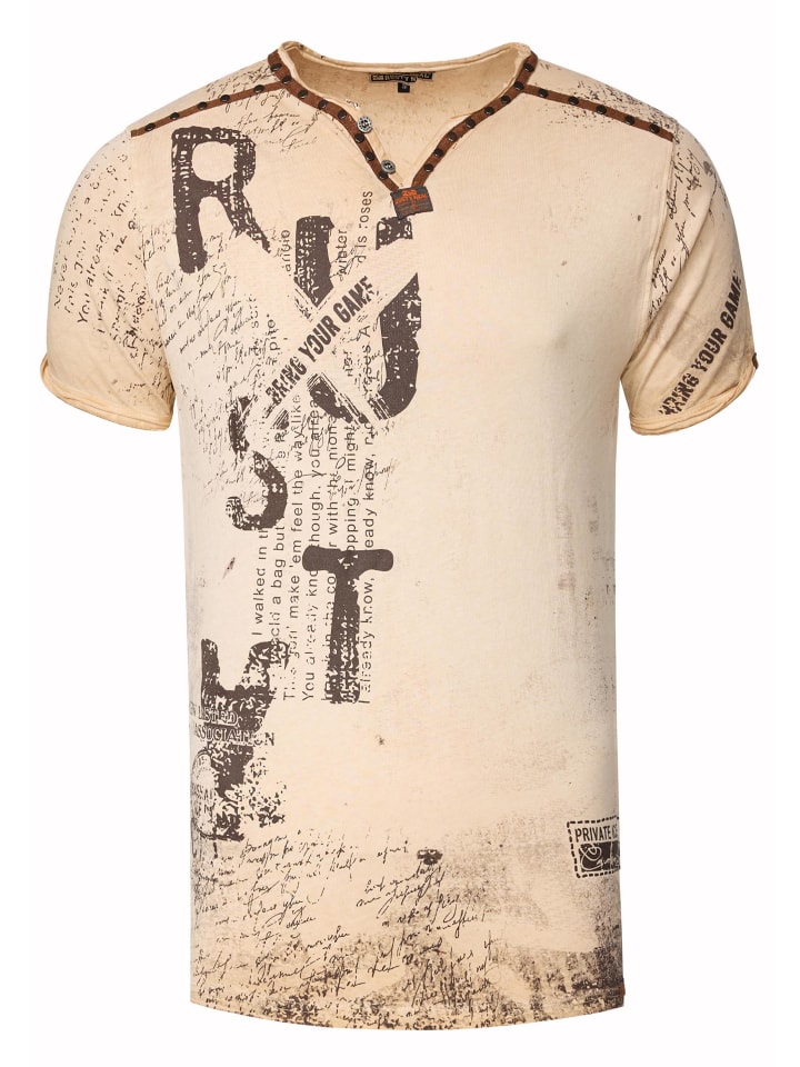 Rusty Neal Футболка с V-образным вырезом, замшевыми деталями и заклепками, бежевого цвета, Бежевый, Rusty Neal Футболка с V-образным вырезом, замшевыми деталями и заклепками, бежевого цвета
Rusty Neal Футболка с V-образным вырезом, замшевыми деталями и заклепками, бежевого цвета, Бежевый, Rusty Neal Футболка с V-образным вырезом, замшевыми деталями и заклепками, бежевого цвета