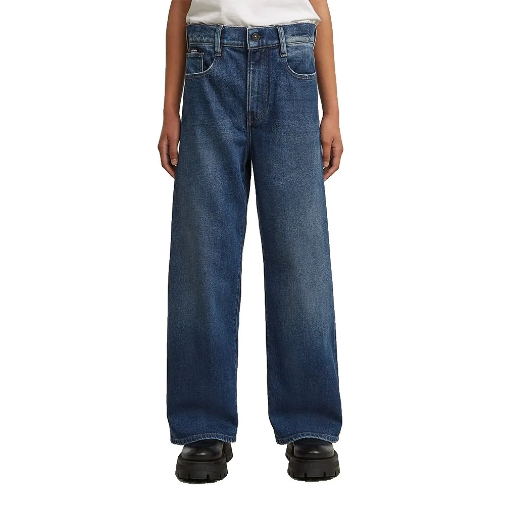 Джинсы G-Star Deck 2.0 свободного кроя с высокой талией, синий
Джинсы G-Star Deck 2.0 свободного кроя с высокой талией, синий