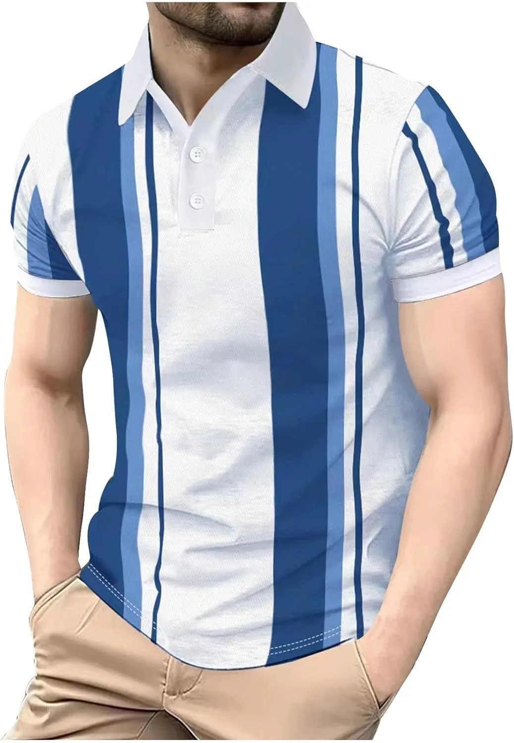 Мужская поло Quick Dry с коротким рукавом, влагоотводящая, в полоску
Мужская поло Quick Dry с коротким рукавом, влагоотводящая, в полоску