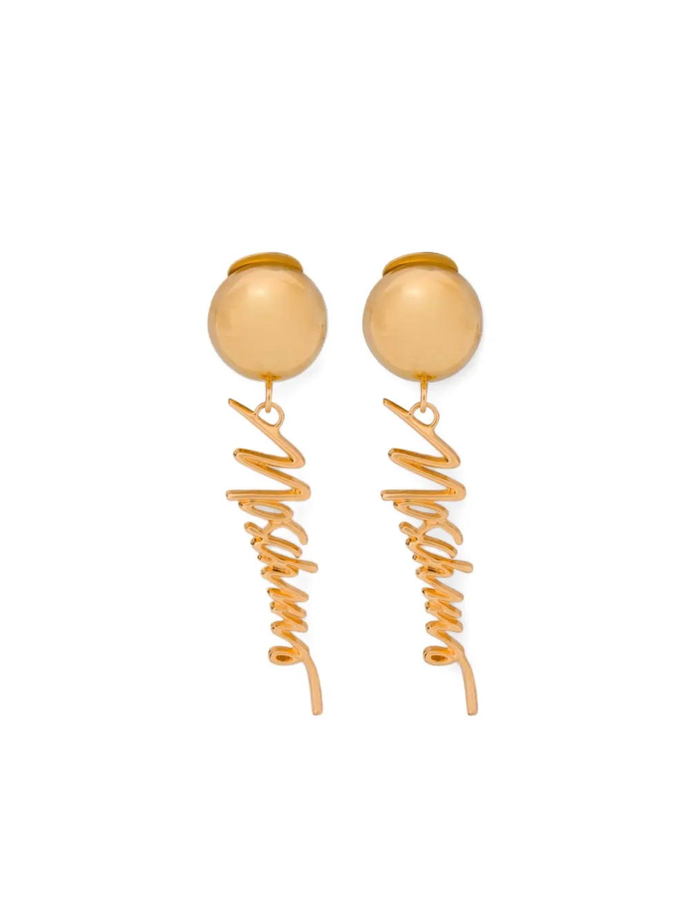 Серьги-подвески с логотипом Moschino, золотистый
Серьги-подвески с логотипом Moschino, золотистый